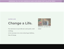 Tablet Screenshot of clothestokids.org